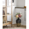 Keramik-vase-Mørkeblå-nr2 Keramik vase i mørkeblå – Ø27 × H44,5 cm