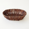 Oval-brødkurv-barkpil-nr3 Oval brødkurv i barkpil – 19 × 15 × H5 cm