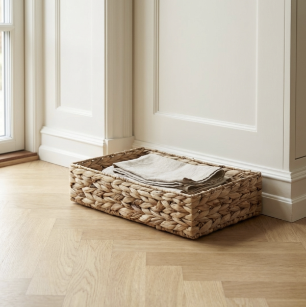 Serveringsbakke i vandhyacint – 25 × 20 × H9 cm
