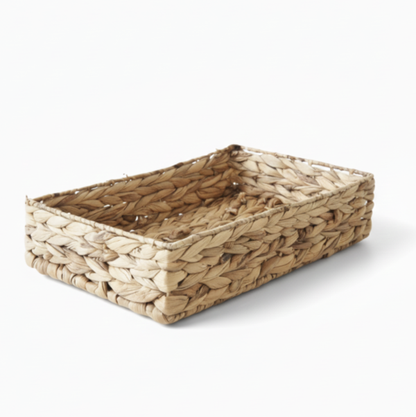 Serveringsbakke i vandhyacint – 25 × 20 × H9 cm