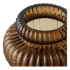 brun-vase-nr4 Mundblæst vase i smoked brun – Ø20 × H16 cm