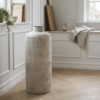 gulvvase-nr2 Antik dekorations krukke i metal – Beige