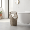 toiletkurv-nr1 Toiletrulleholder i rattan – kurv 40 × 28 × H50 cm